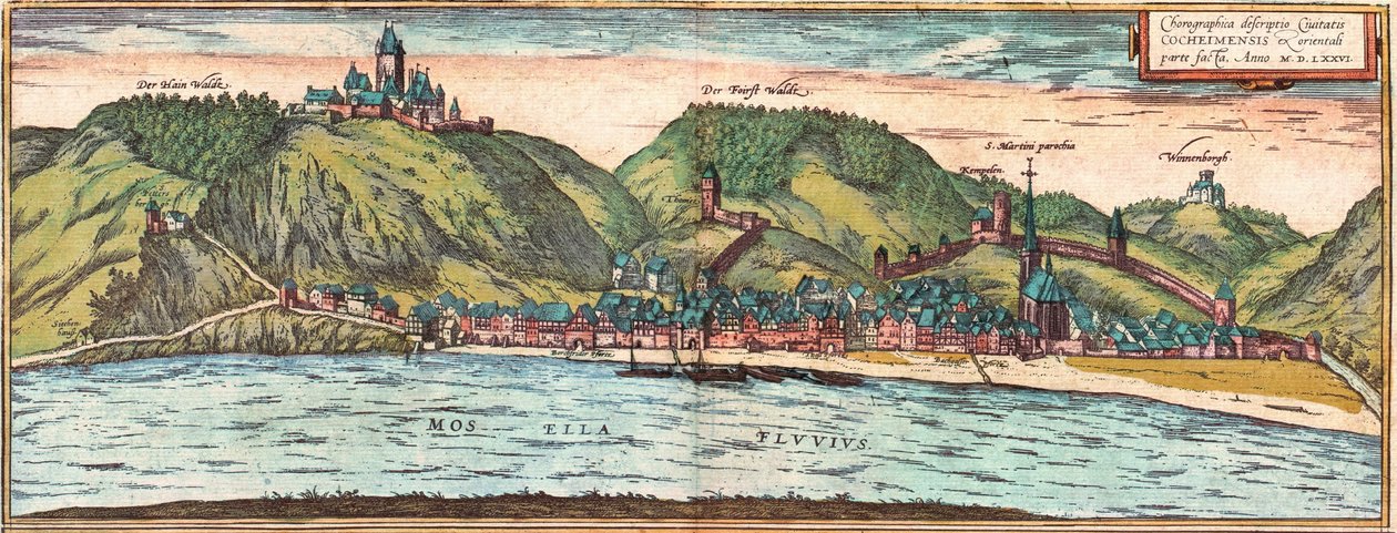 Cochem von Georg and Hogenberg Franz (1535 90) Braun