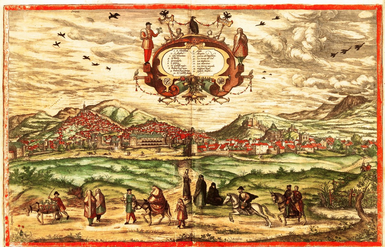 Spanien von Georg and Hogenberg Franz (1535 90) Braun