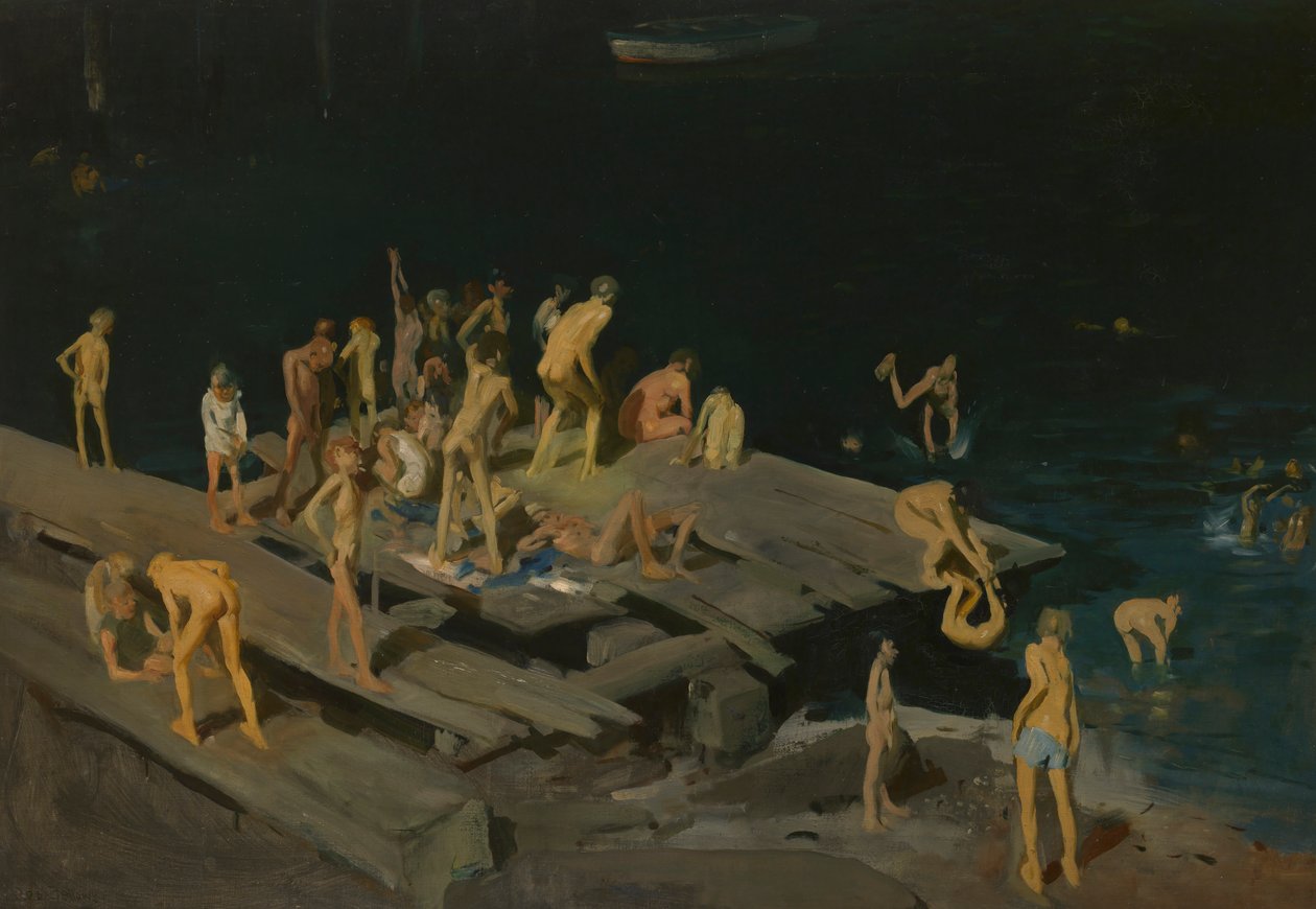 Zweiundvierzig Kinder, 1907 von George Wesley Bellows