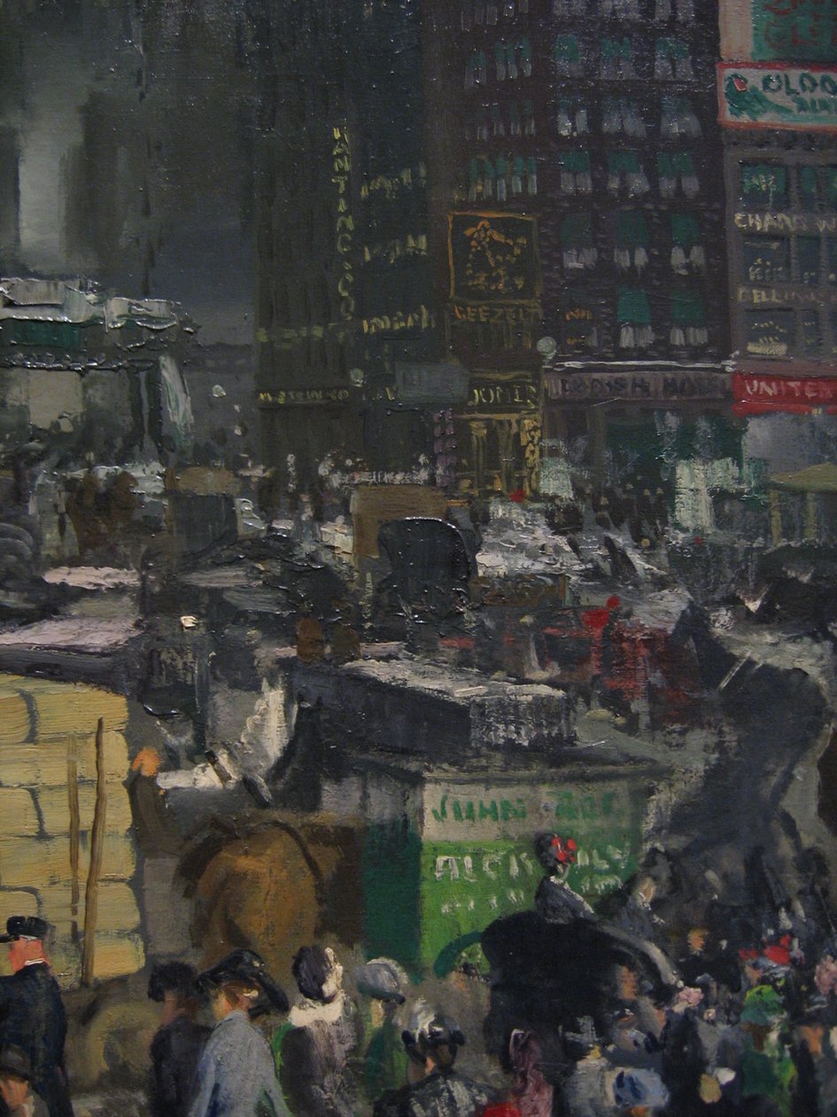 New York (Detail) von George Wesley Bellows