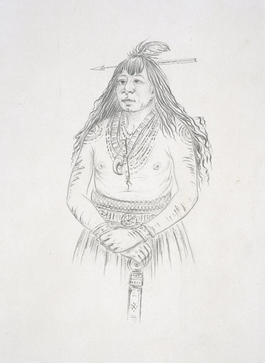 Bon son jee (Neues Feuer) von George Catlin