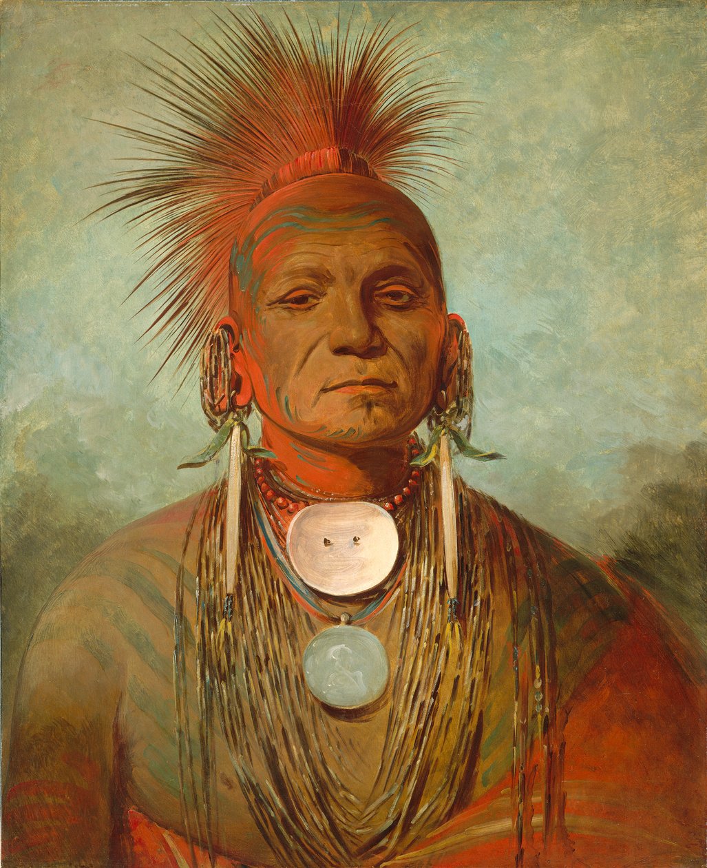 See-non-ty-a, ein Iowa-Medizinmann von George Catlin