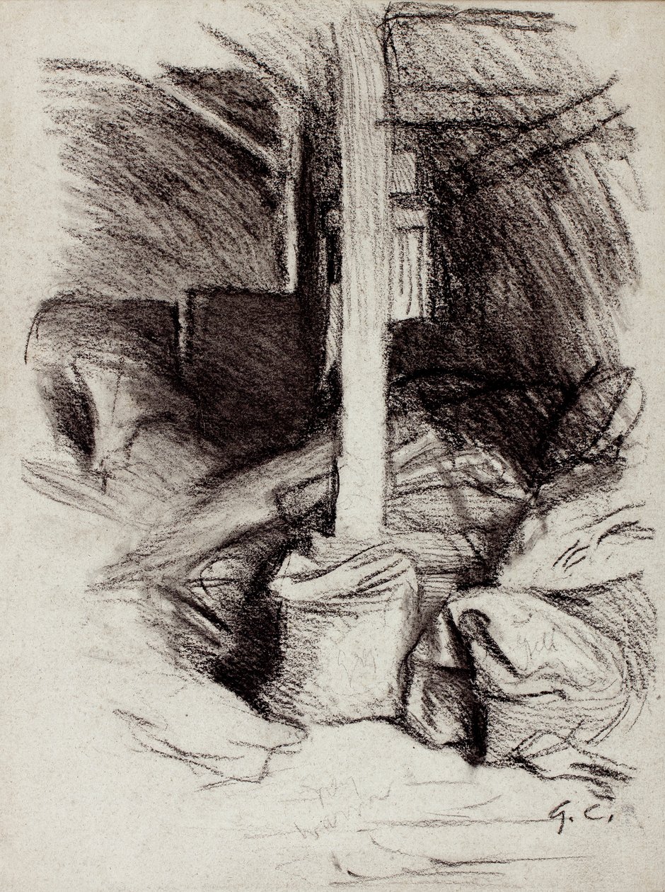 Scheuneninneres von George Clausen