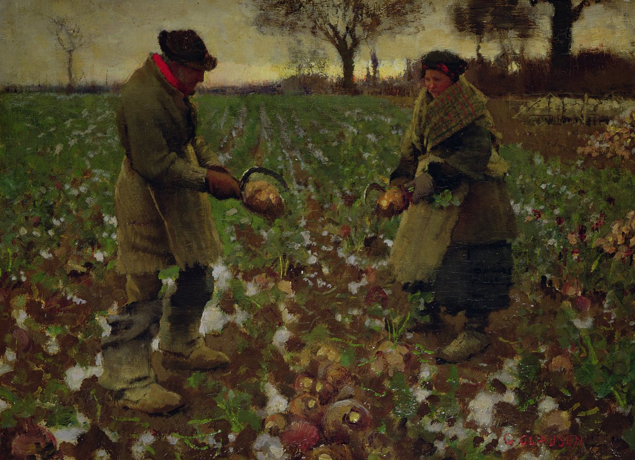 Dezember von George Clausen