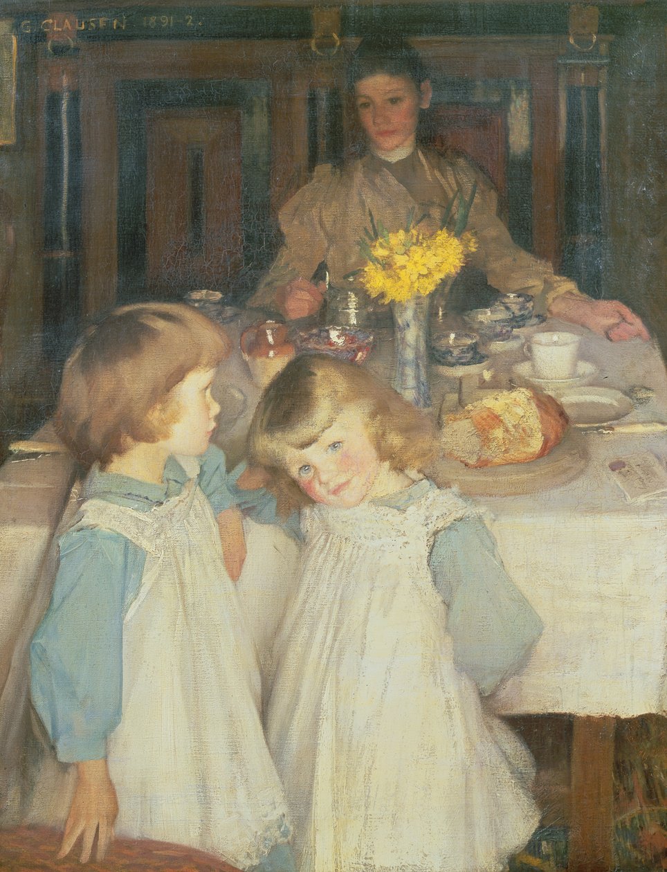 Der Frühstückstisch von George Clausen