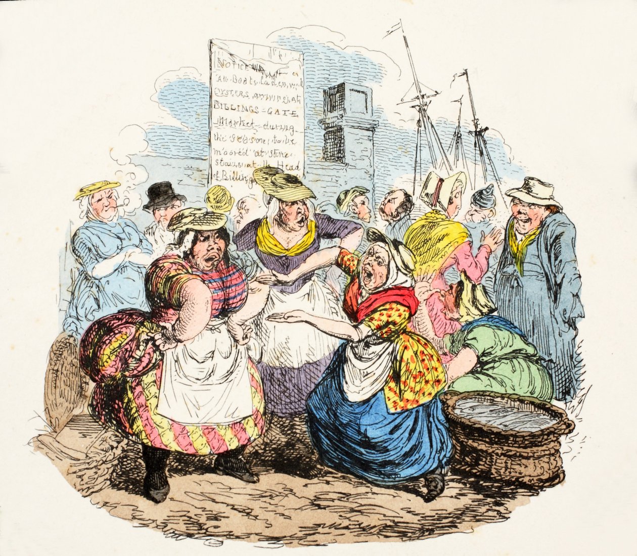 Sprache, 1826 von George Cruikshank