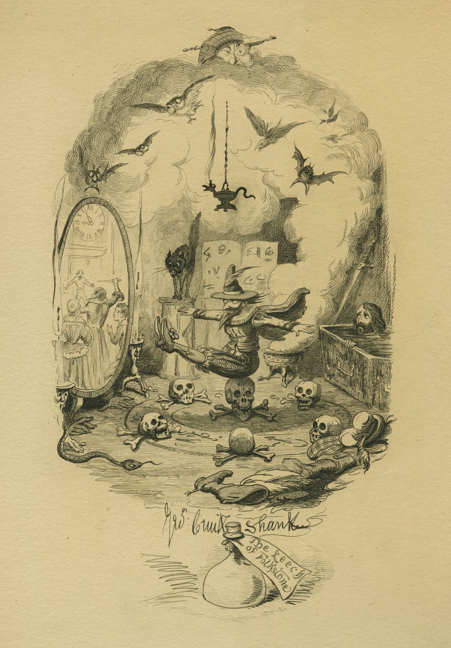Der Blutegel von Folkstone von George Cruikshank