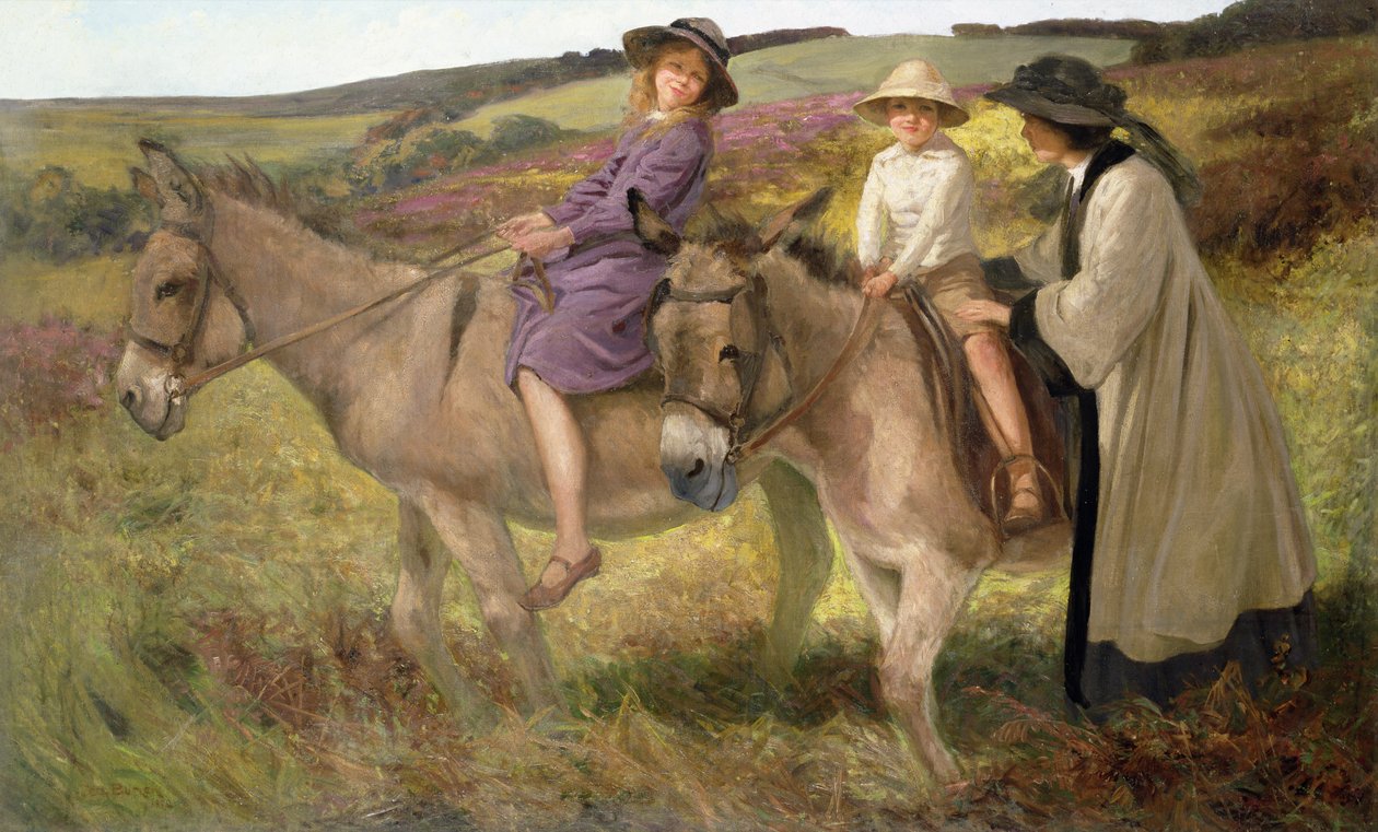 Der Eselritt, 1912 von George Edmund Butler