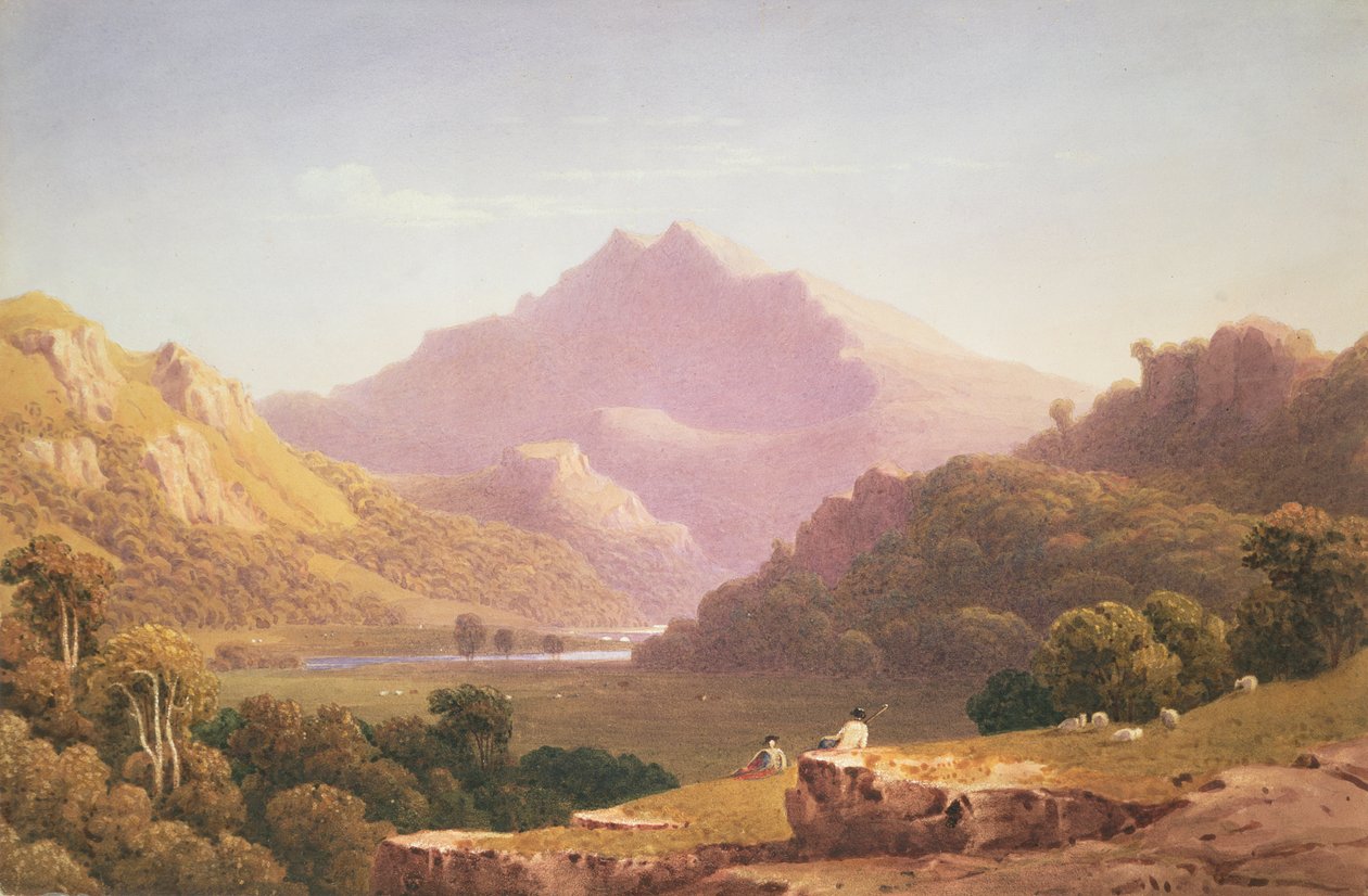 Ansicht in Nordwales von George Fennel Robson