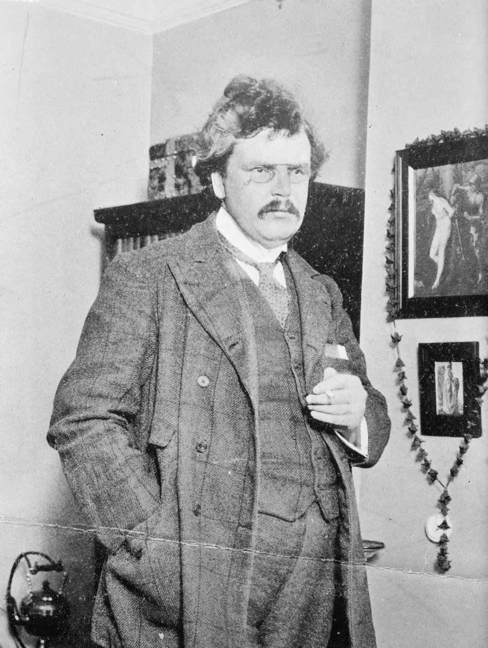 G.K. Chesterton, 1915 von George Grantham Bain