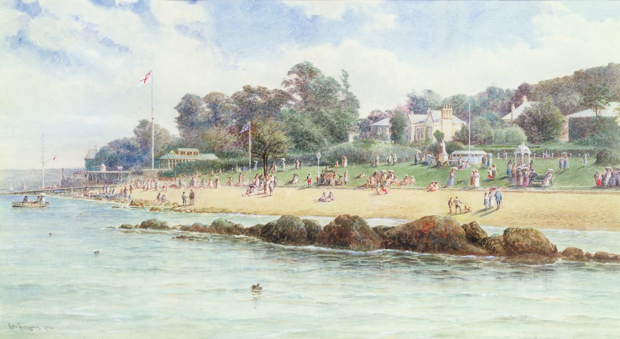 Cowes, Isle of Wight, 1903 von George Gregory