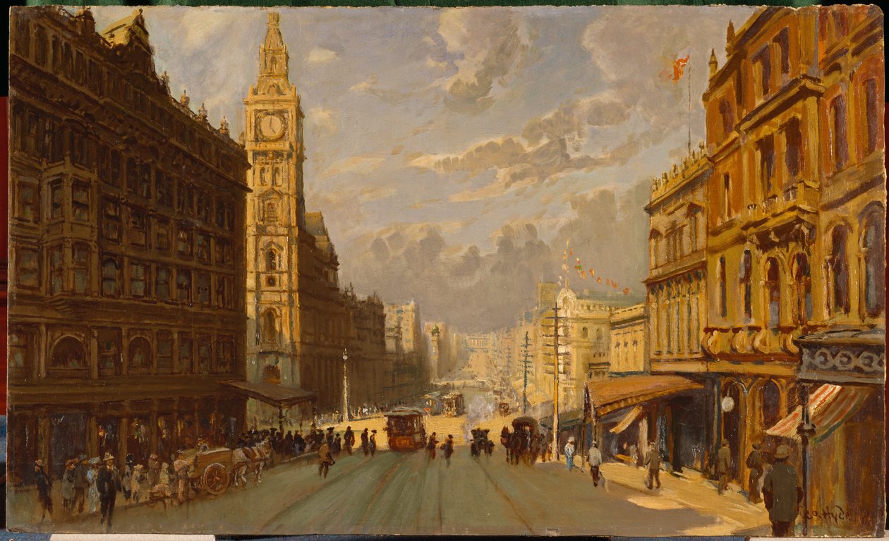Bourke Street Ost von George Hyde Pownall