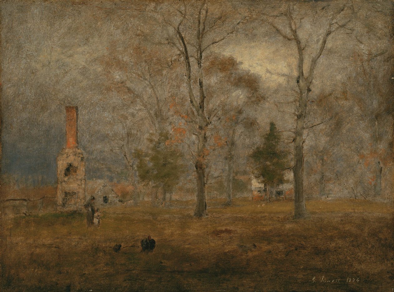 Grauer Tag, Goochland von George Inness