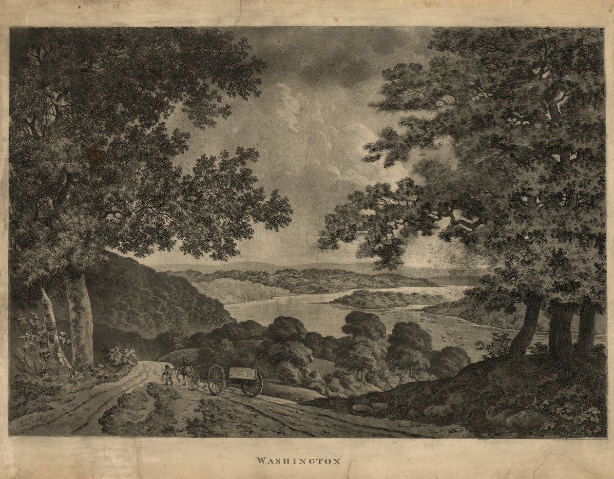 Washington, 1795 von George Isham Parkyns