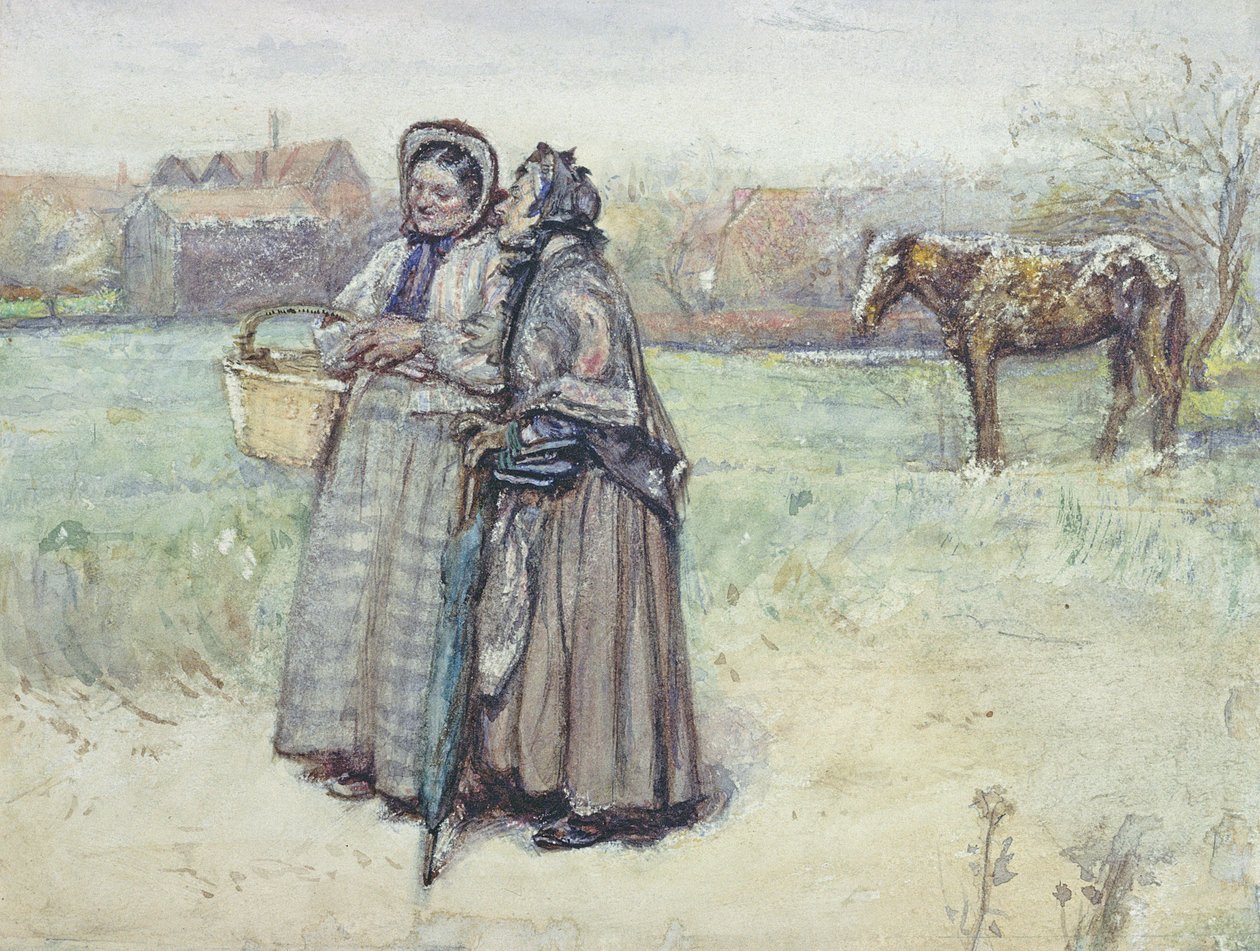 Die Klatschbasen von George John Pinwell