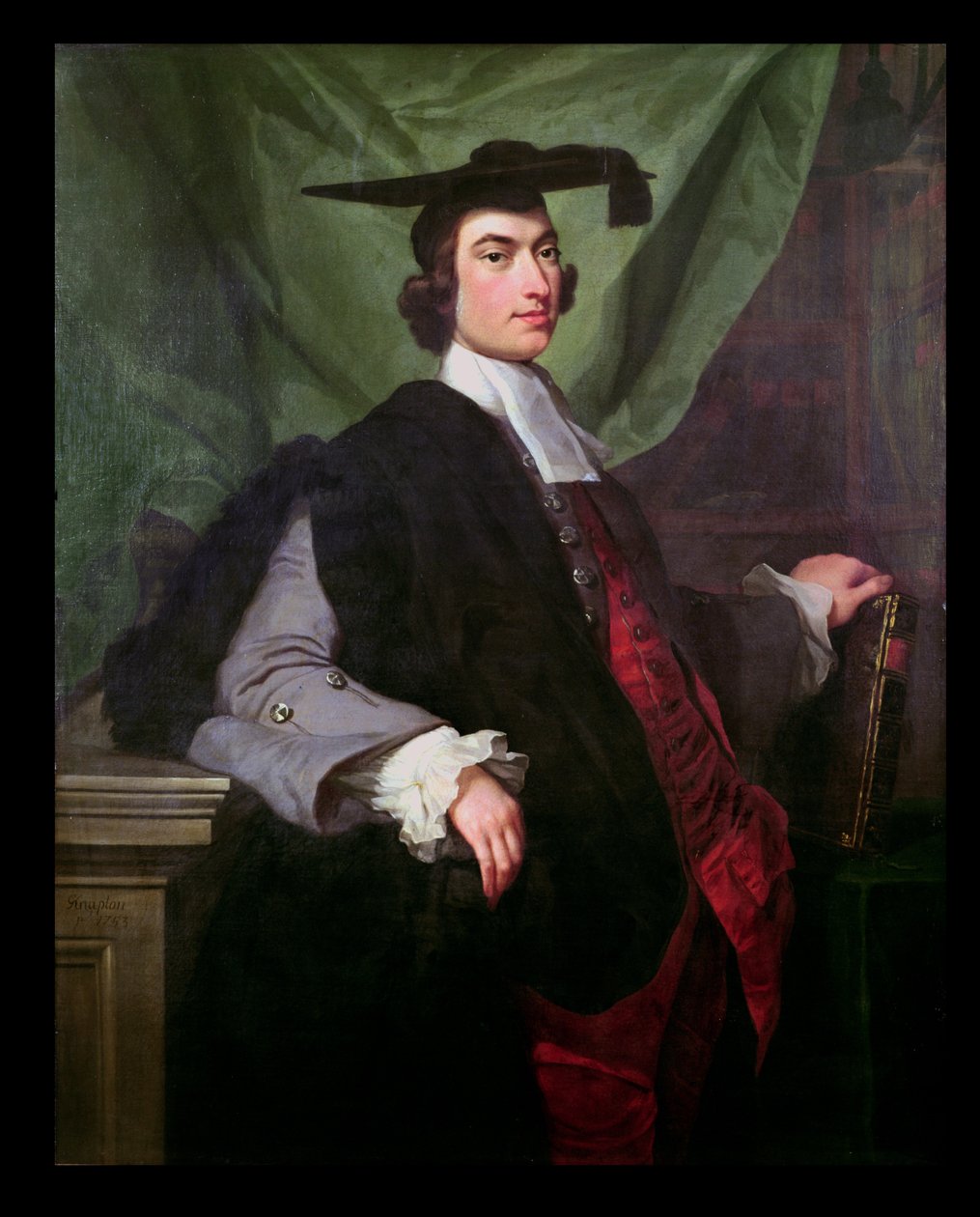 Porträt eines Gelehrten von George Knapton