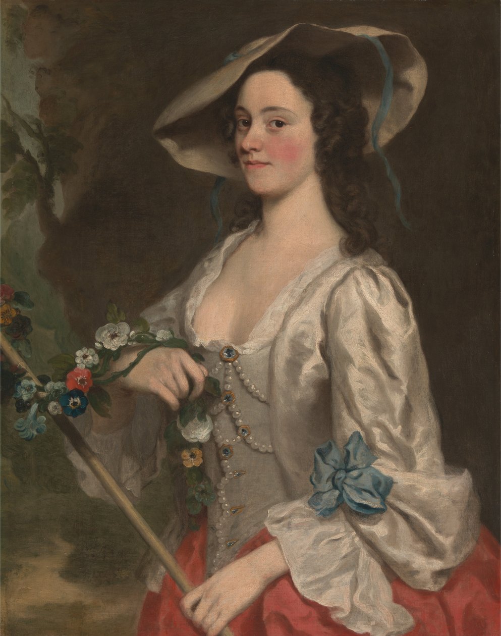 Porträt einer Frau von George Knapton