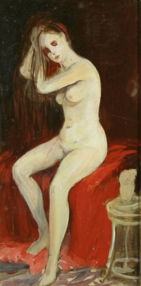 Sitzender Akt von George Luks