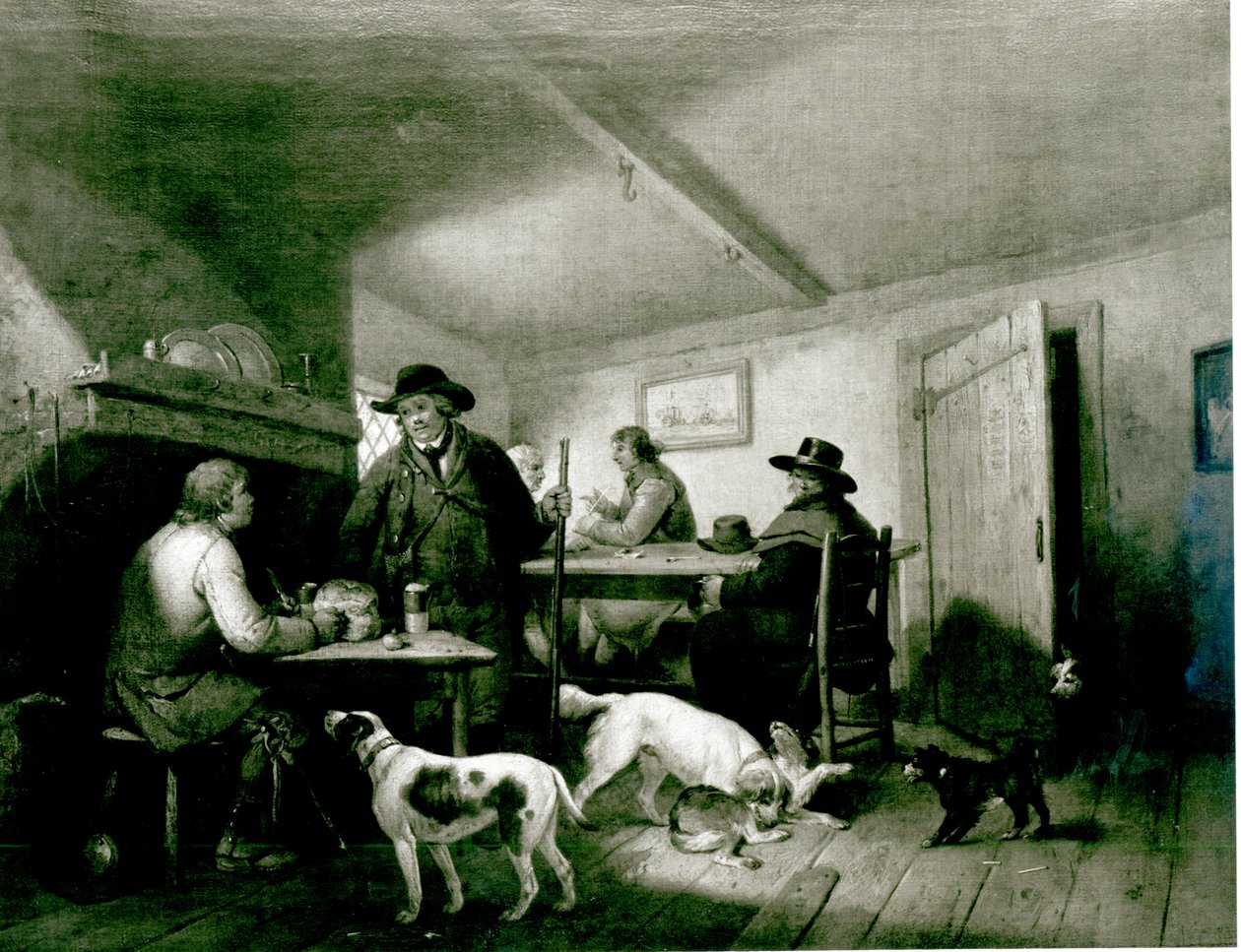 Innenraum eines Landgasthofs von George Morland