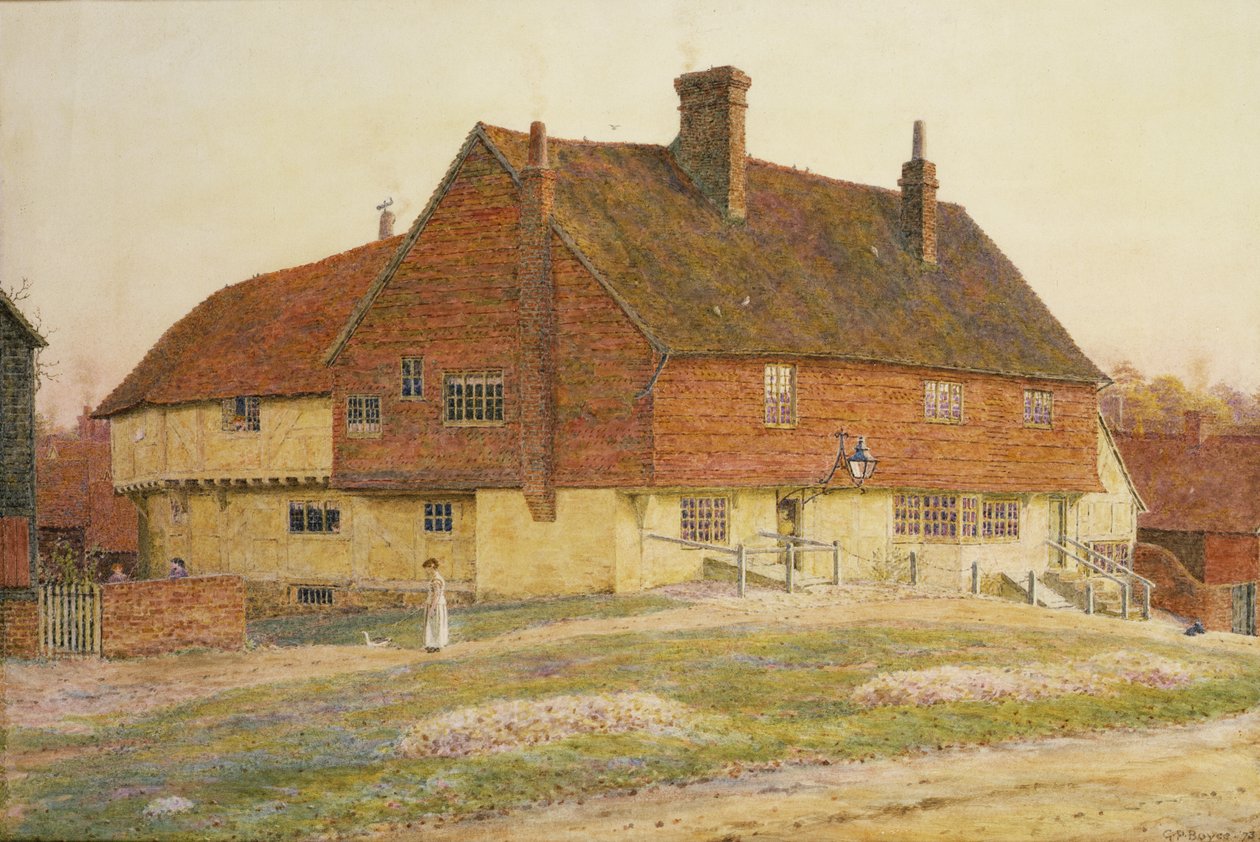 The Crown Inn in Chiddingfold von George Price Boyce