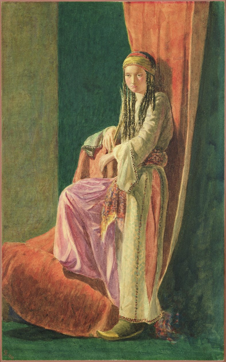 Türkisches Mädchen von George Price Boyce