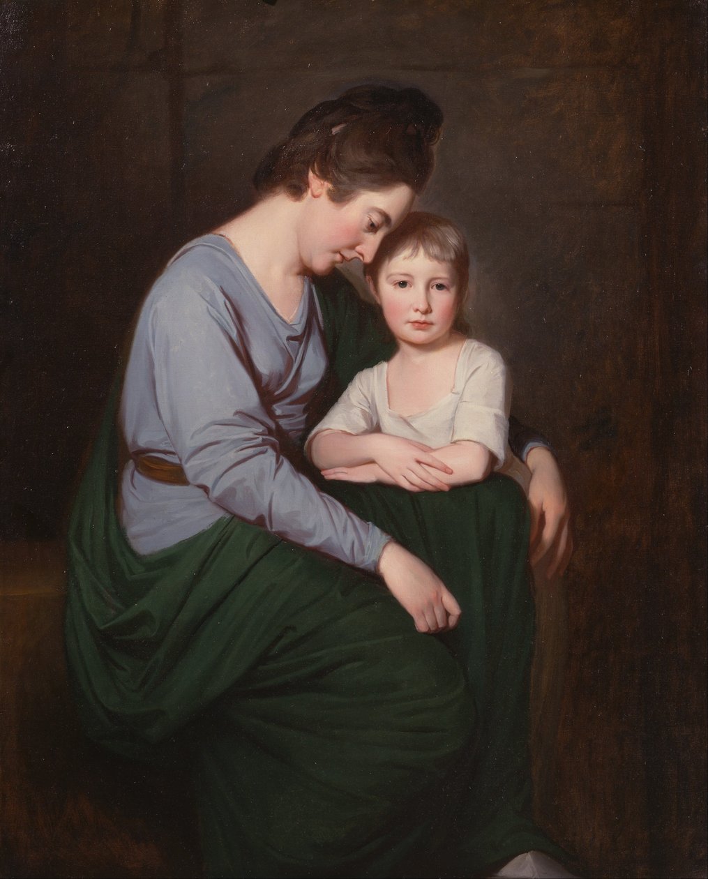 Ann Wilson mit ihrer Tochter Sybil von George Romney