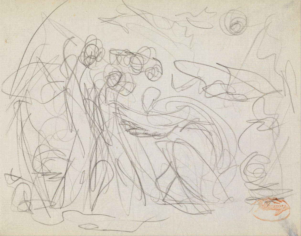 Figurenkompositionsstudie 37 von George Romney