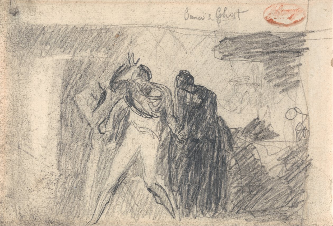 Macbeth - Bankettszene von George Romney