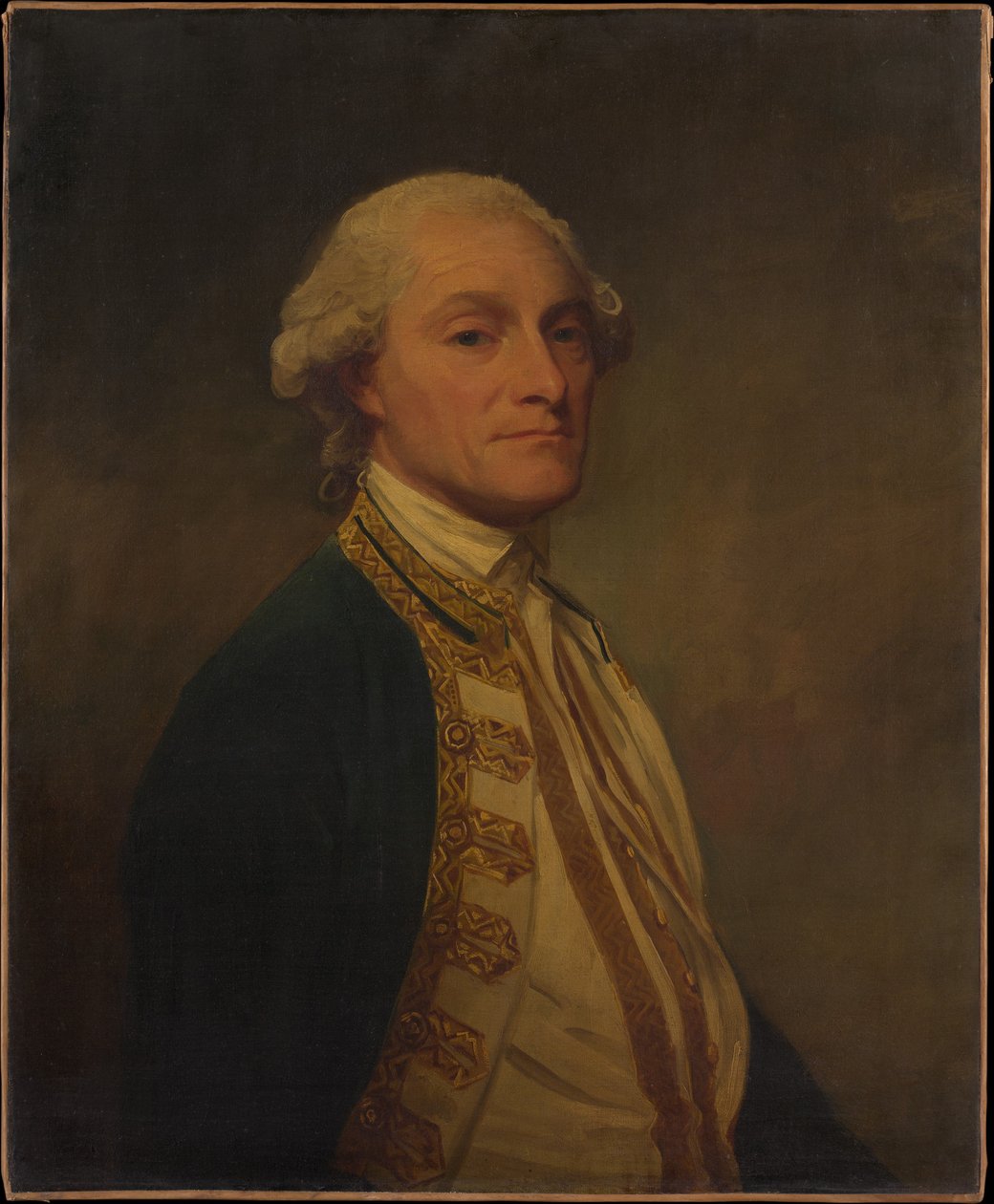Porträt von Sir Chaloner Ogle, 1. Baronet (1726–1816), Admiral der britischen Marine von George Romney