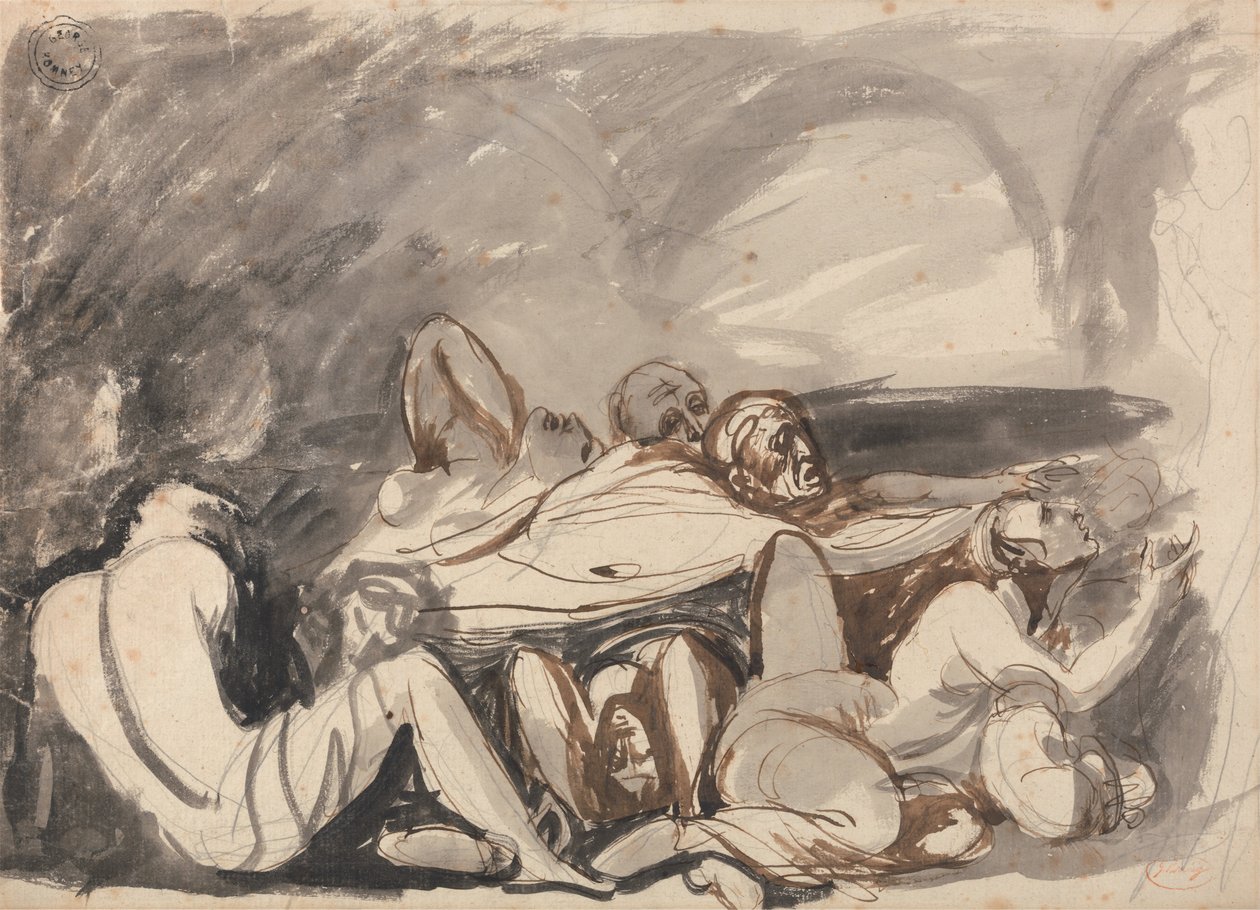 Gefängnisszene von George Romney