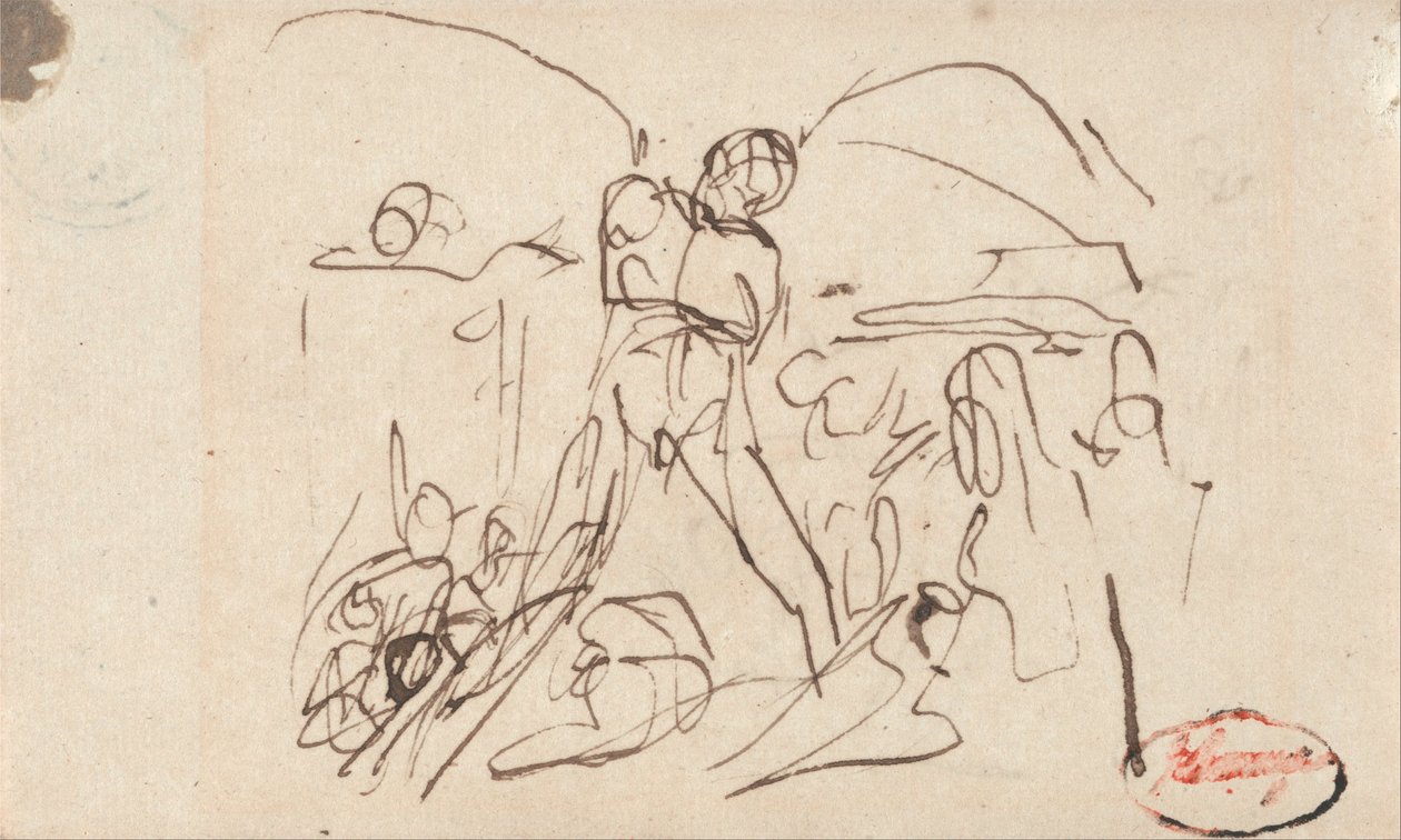 Gefängnisszene von George Romney