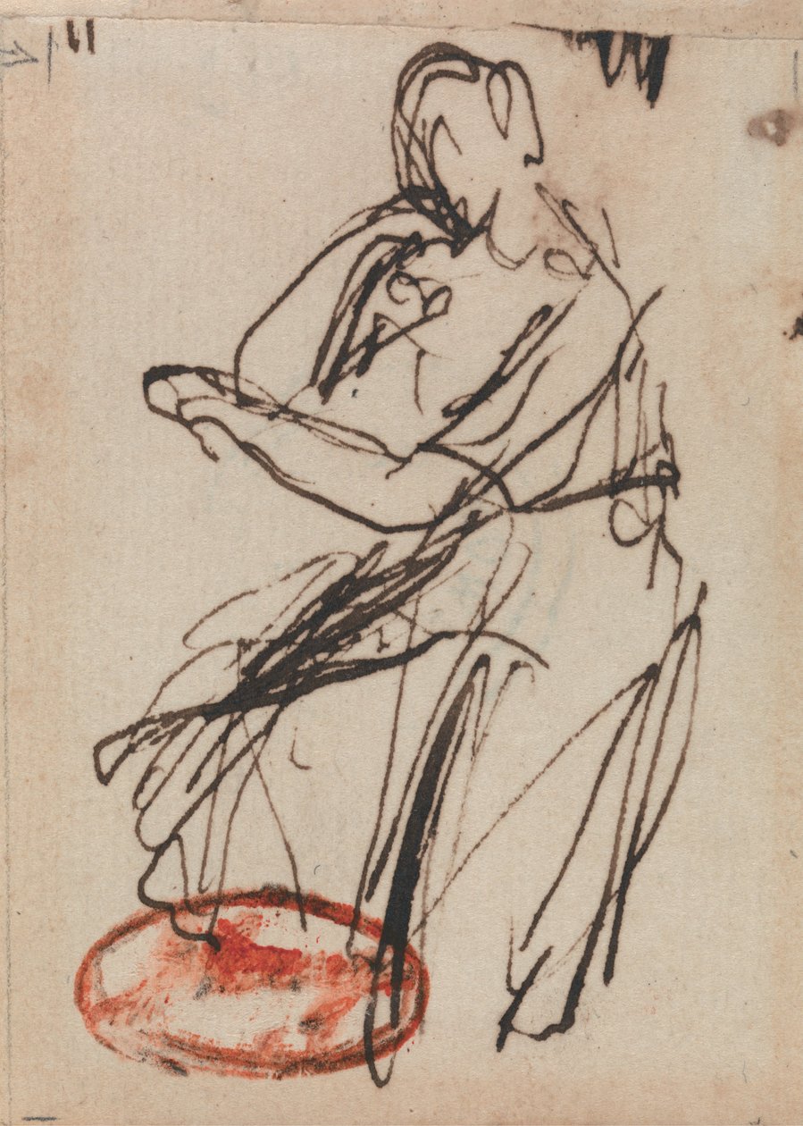 Sitzende Frau von George Romney