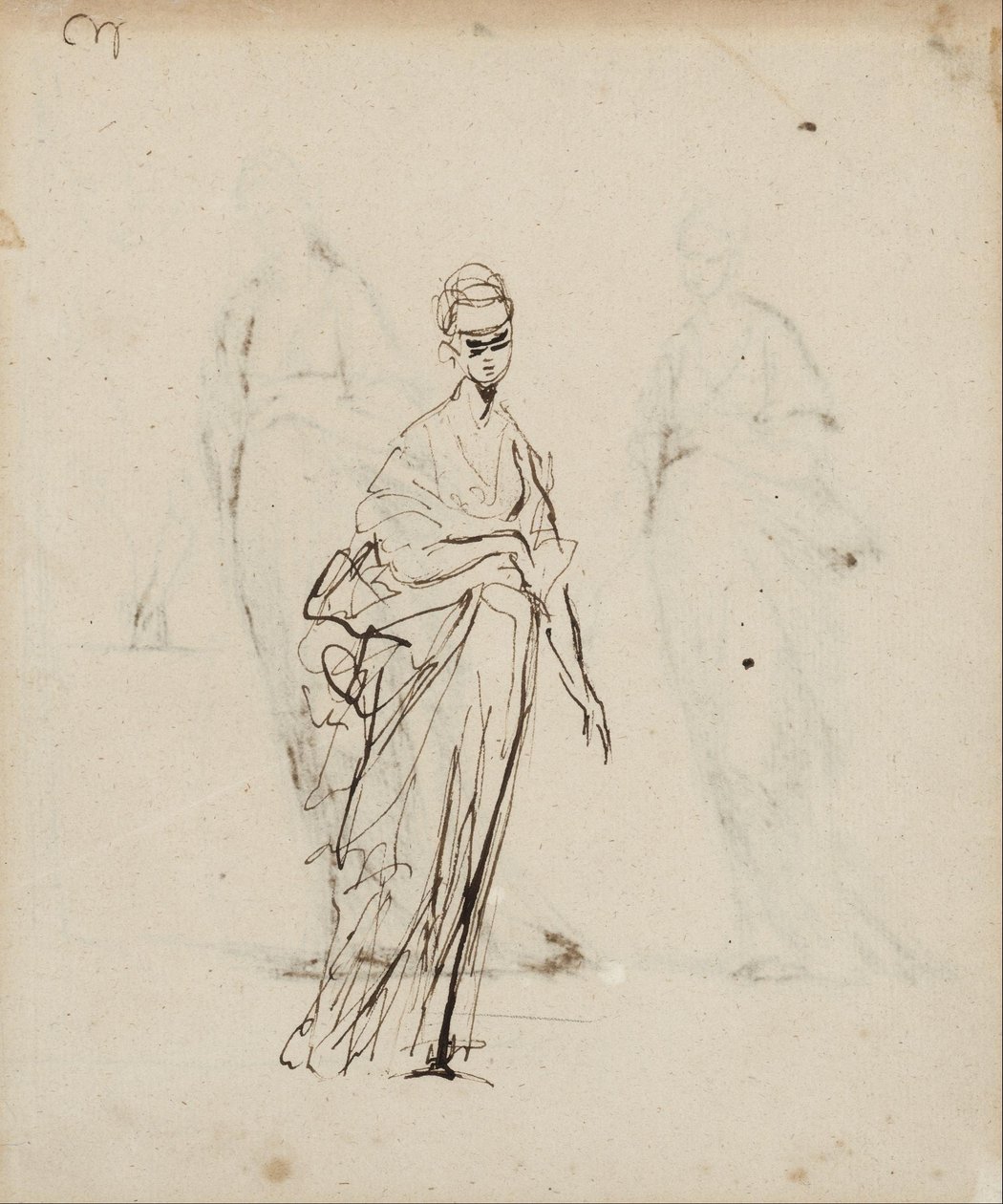 Einzelne weibliche Figur von George Romney