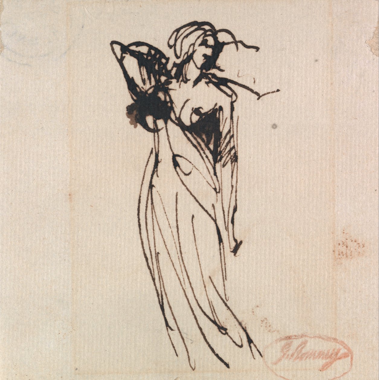 Stehende weibliche Figur von George Romney