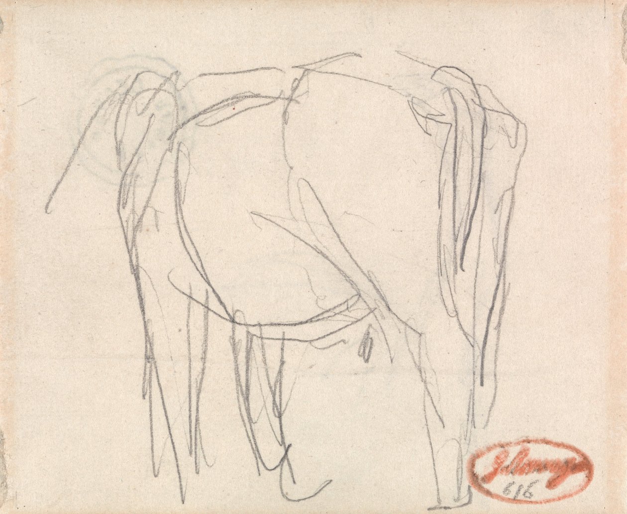 Studie eines Tieres von George Romney