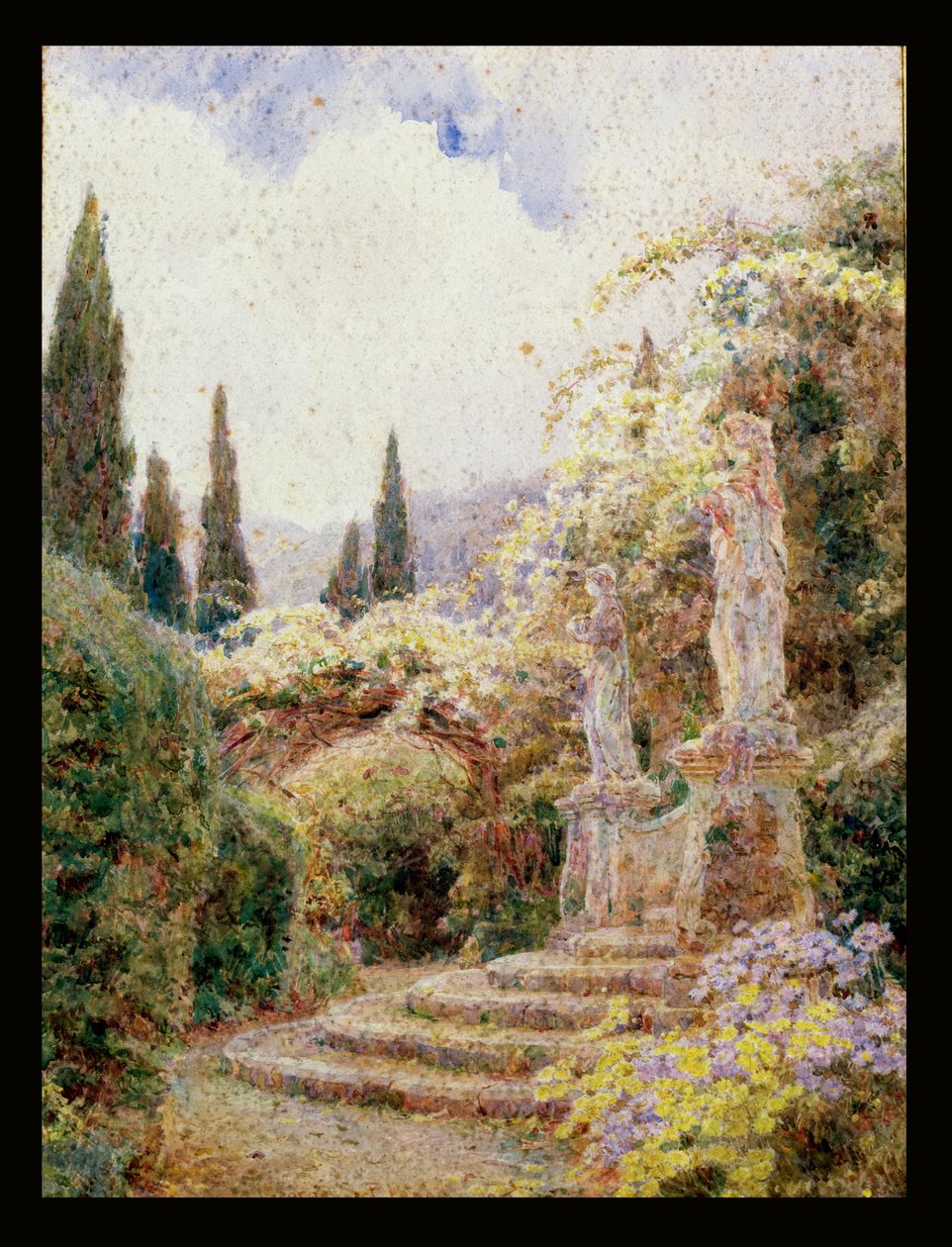 Flora und Pomona, Villa Arson, Nizza von George Samuel Elgood