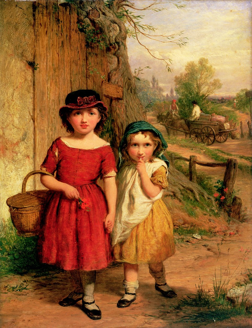 Kleine Dorfbewohner, 1869 von George Smith