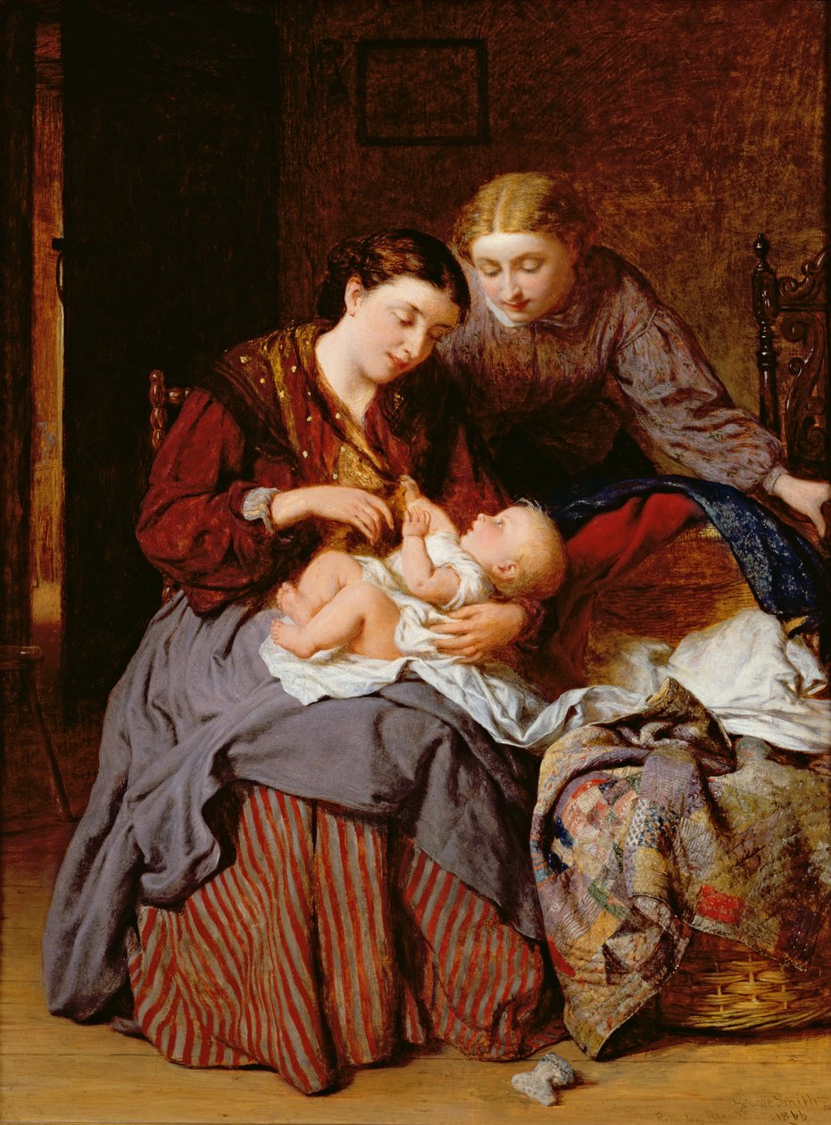 Mutter und Baby von George Smith