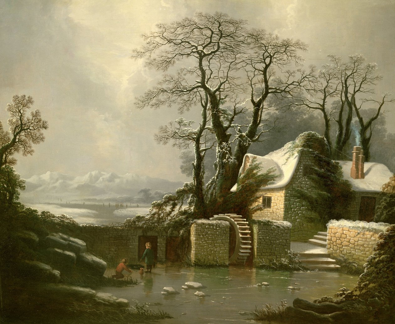 Das gefrorene Mühlrad von George Smith