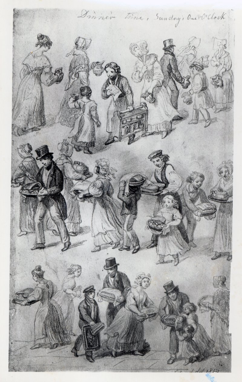 Abendessen liefern, 1841 von George Snr Scharf