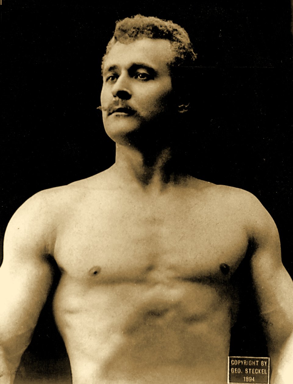 Eugen Sandow, ca. 1894 von George Steckel