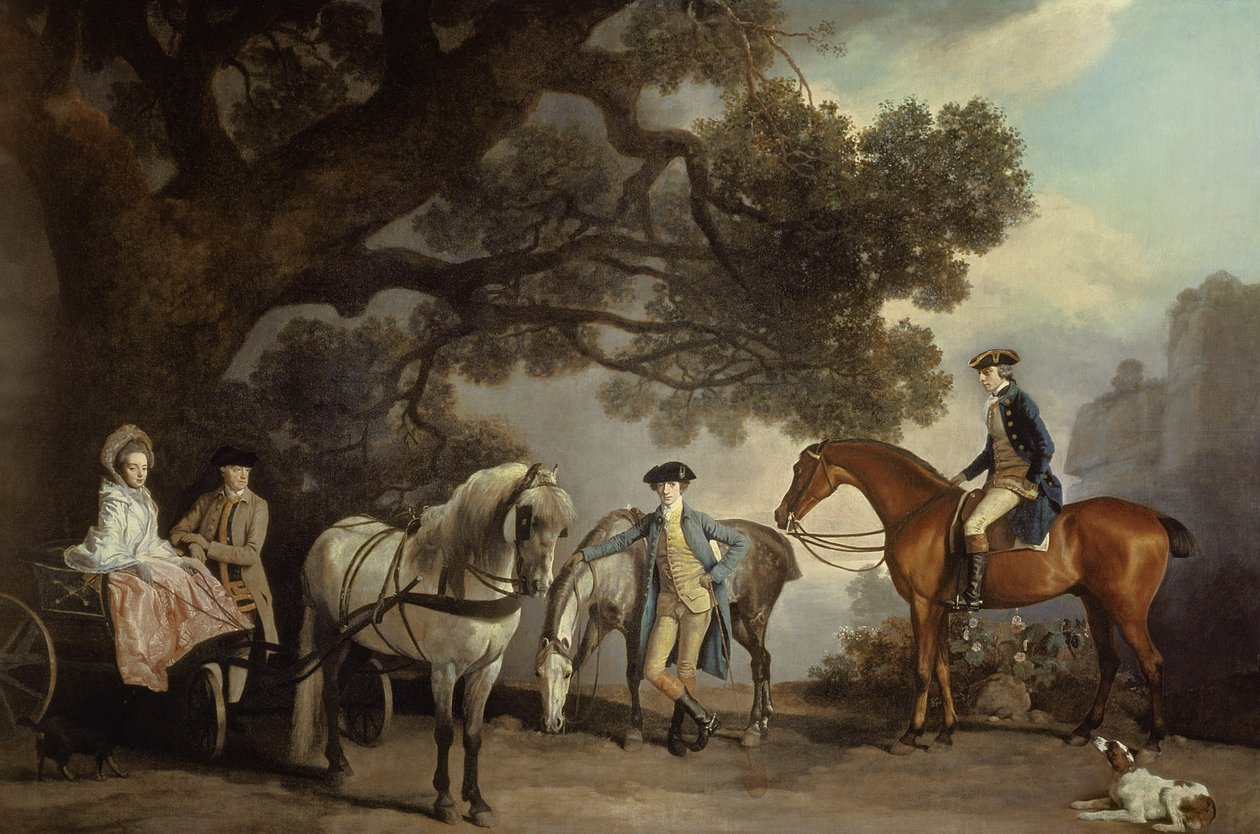 Familien Melbourne und Milbanke von George Stubbs