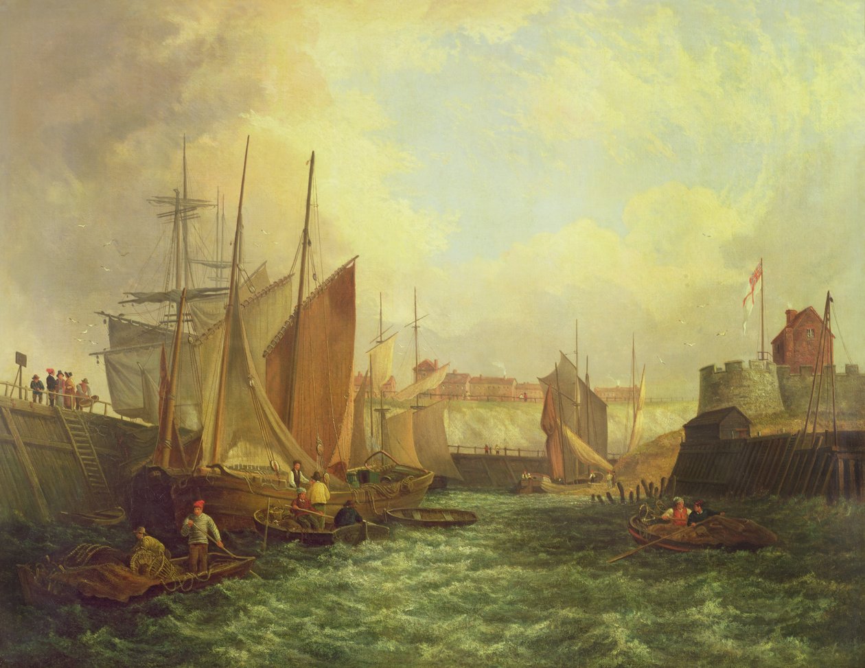 Die Mündung der Yare, 1821 von George Vincent