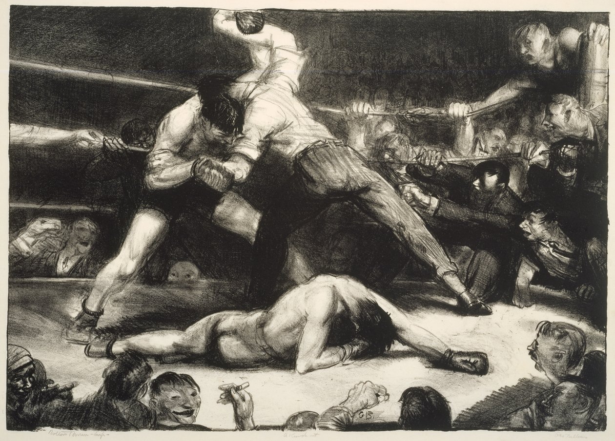 Ein Knock-Out von George Wesley Bellows