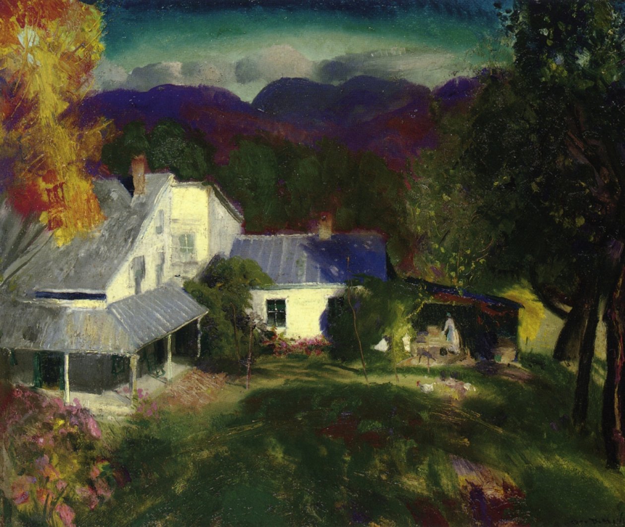 Ein Bergbauernhof, 1920 von George Wesley Bellows
