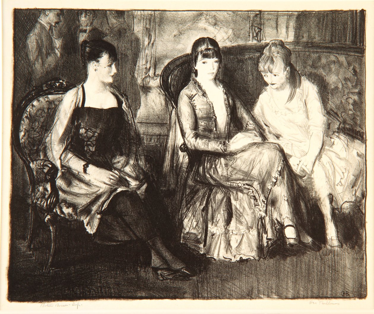 Elsie, Emma und Marjorie, 1921 von George Wesley Bellows