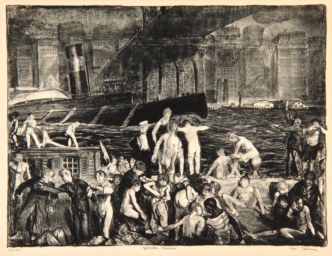 Splinter Beach, 1916 von George Wesley Bellows