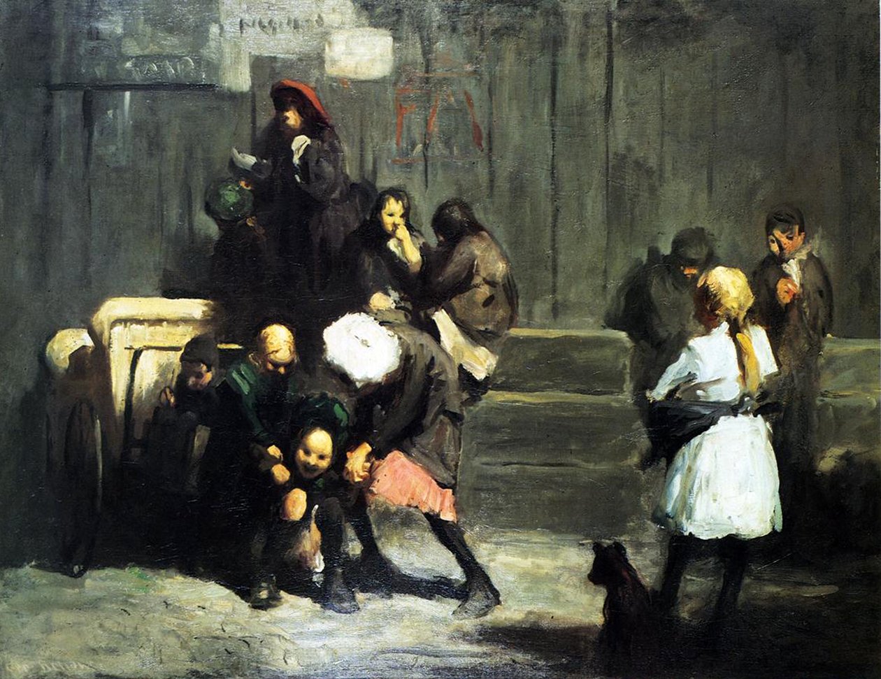 Straßenkinder, 1906 von George Wesley Bellows