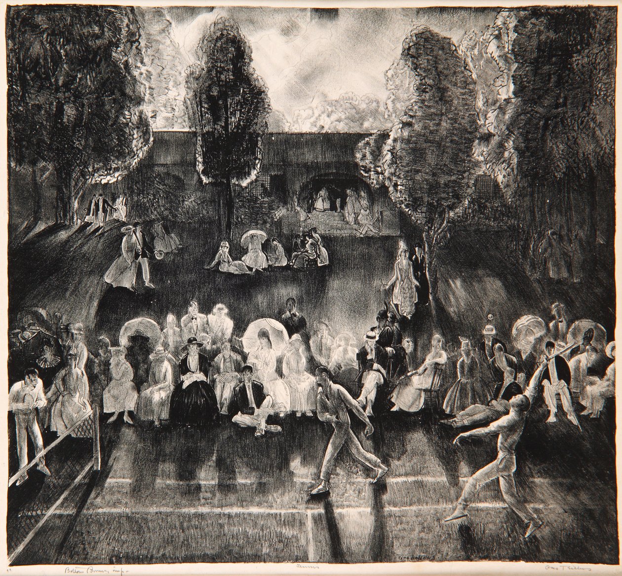 Tennis, 1920 von George Wesley Bellows