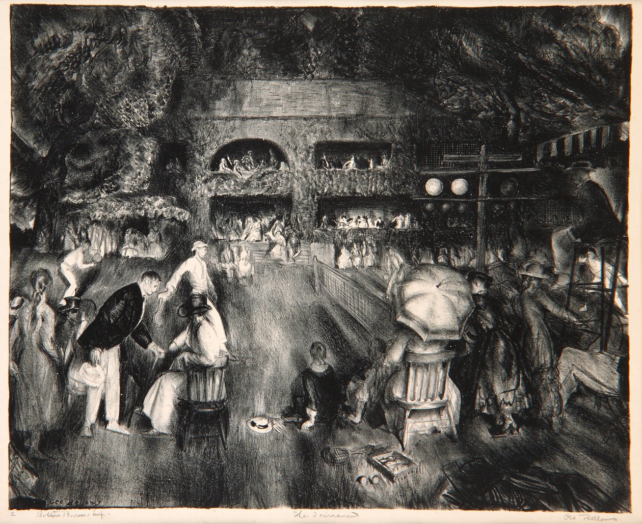 Das Turnier, 1920 von George Wesley Bellows